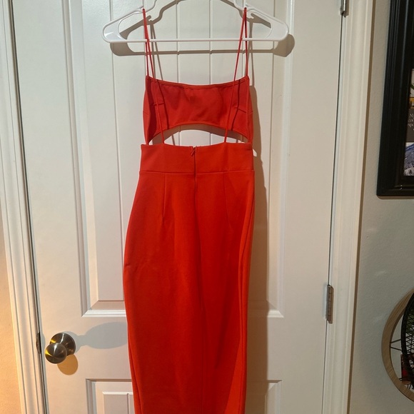 Superdown Fiery Red Strappy Dress - Picture 2 of 3